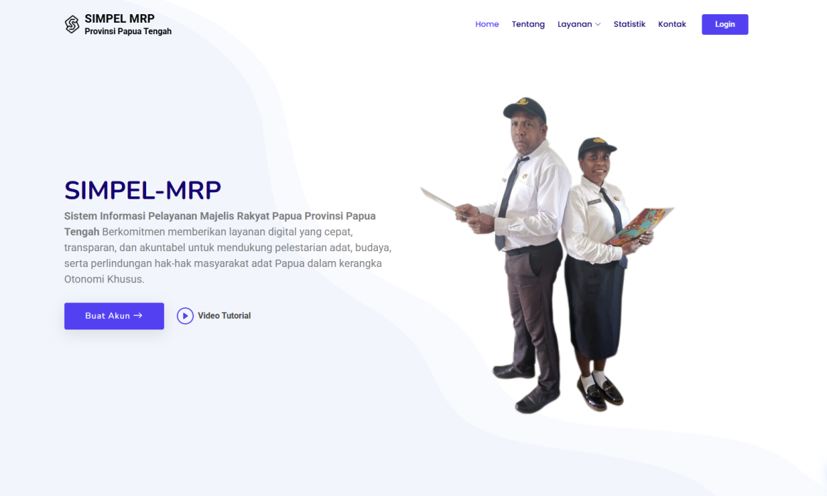 Pelayanan Surat Keterangan Orang Asli Papua (OAP) Melalui Aplikasi SIMPEL-MRP